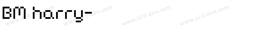 BM harry字体转换